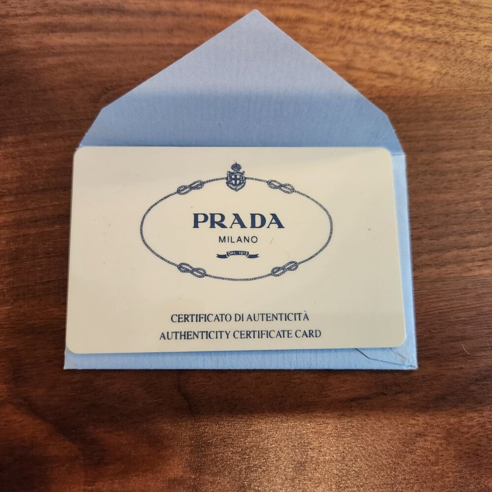 Authentic Prada continental wallet crafted in black Tessuto nylon with signature - Picture 2 of 8
